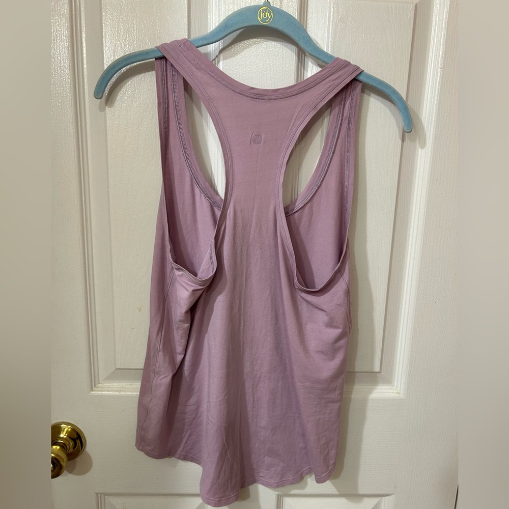 Lululemon Love Tank Pima Cotton Pink Peony - Picture 3 of 4